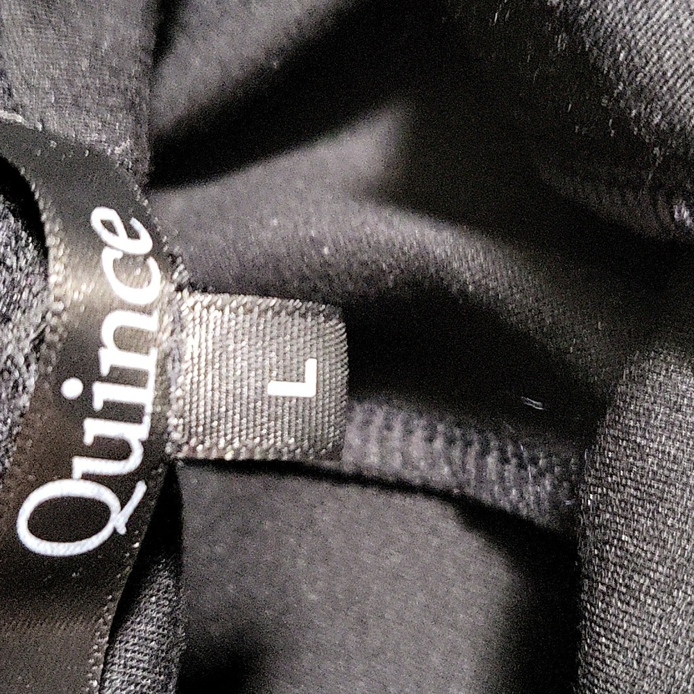 Quince Open Pocket Black Ultra Stretch Pants Numerous Sizes - Picture 6 of 10
